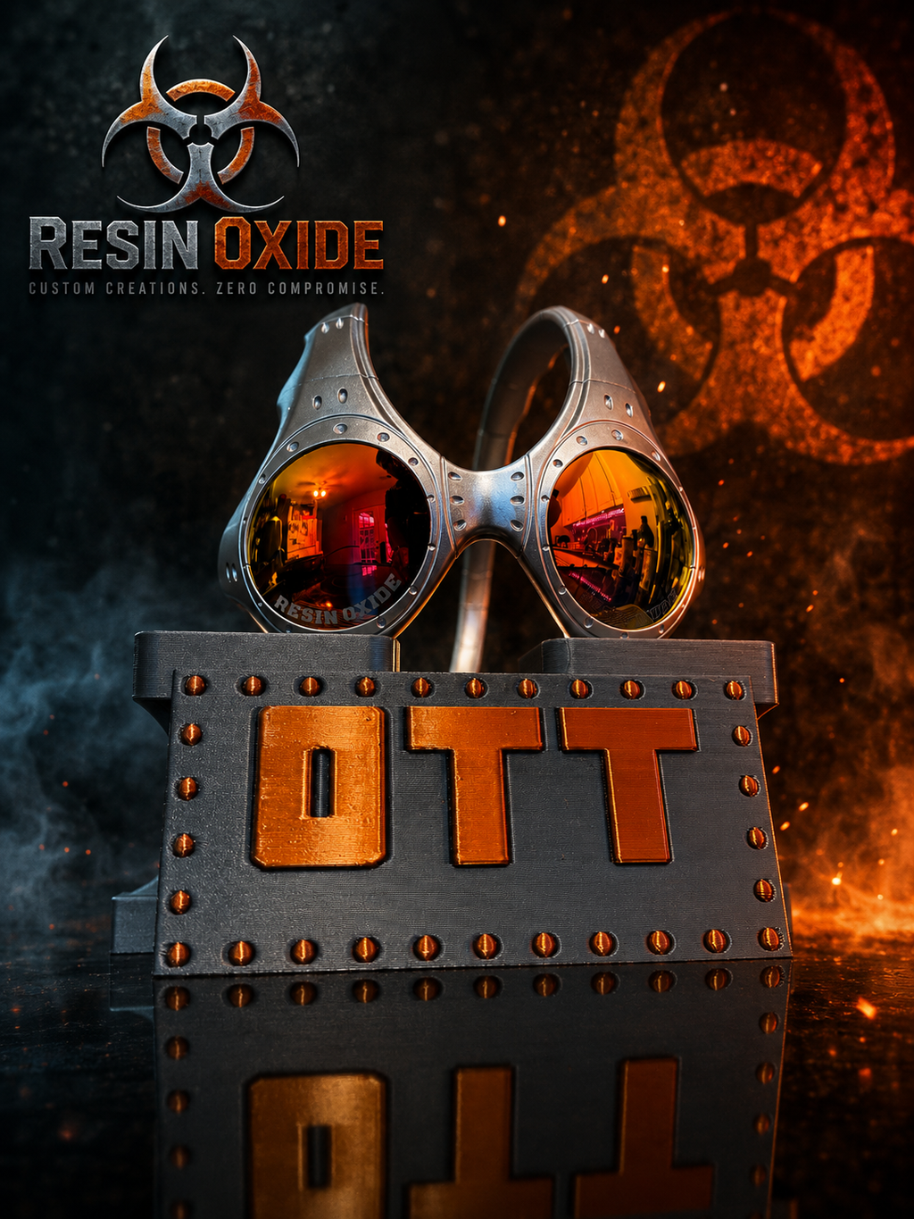 Industrial Display Stand that fits (OTT) Sunglasses