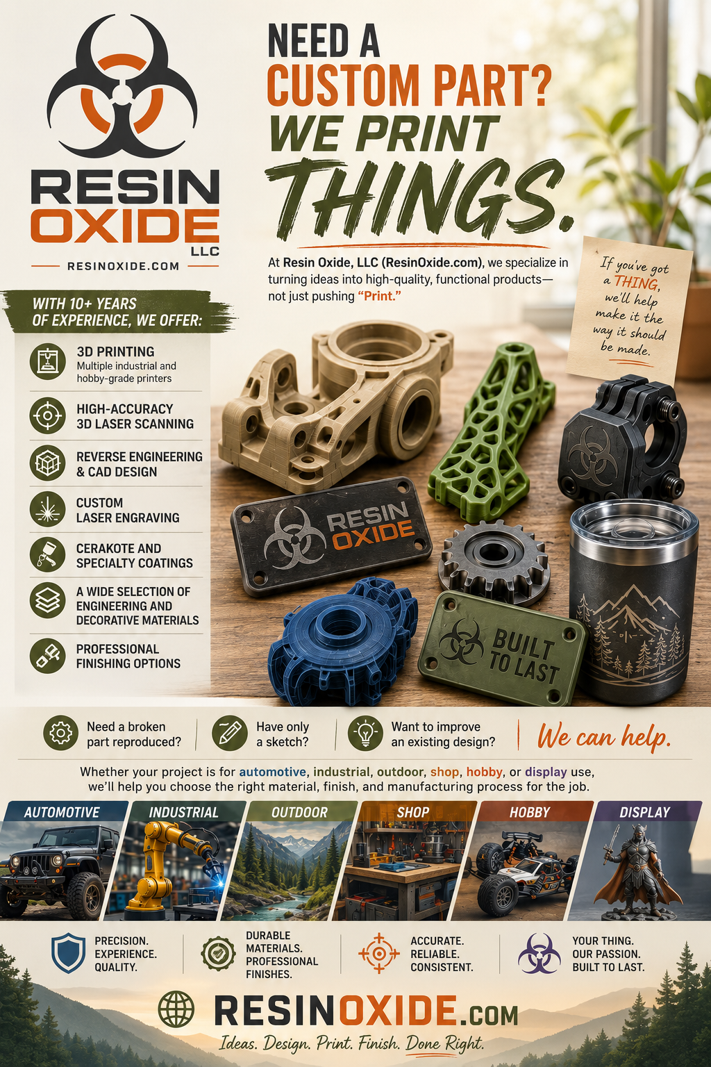 We make YOUR THING!