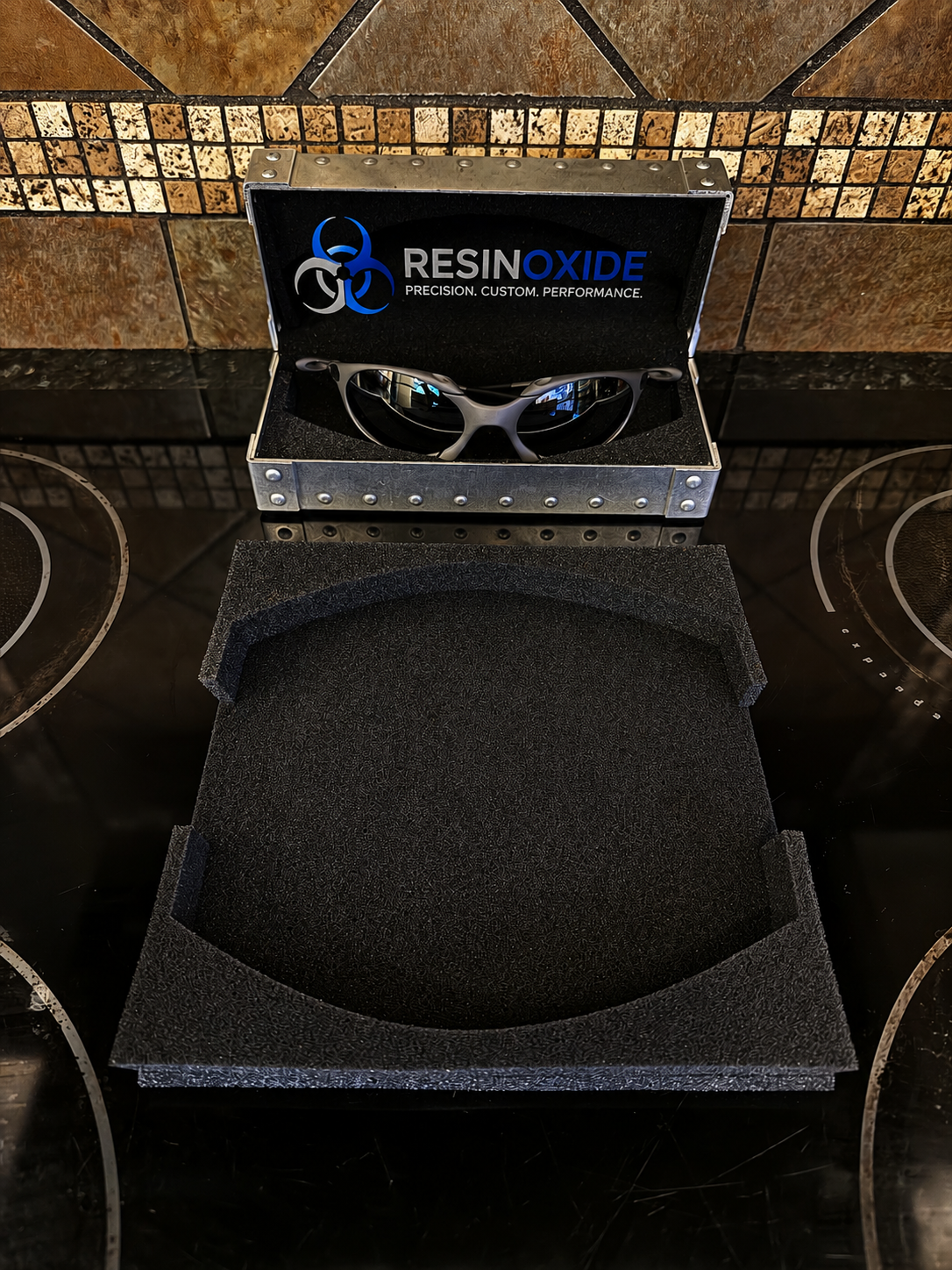 Replacement Foam Insert for Large Oakley X Metal Vault Case - Precision Laser Cut
