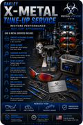 Oakley X-Metal (Nose Bridge/Ear Stem/Hinges) Tune-Up & Custom Restoration/Cerakote Services