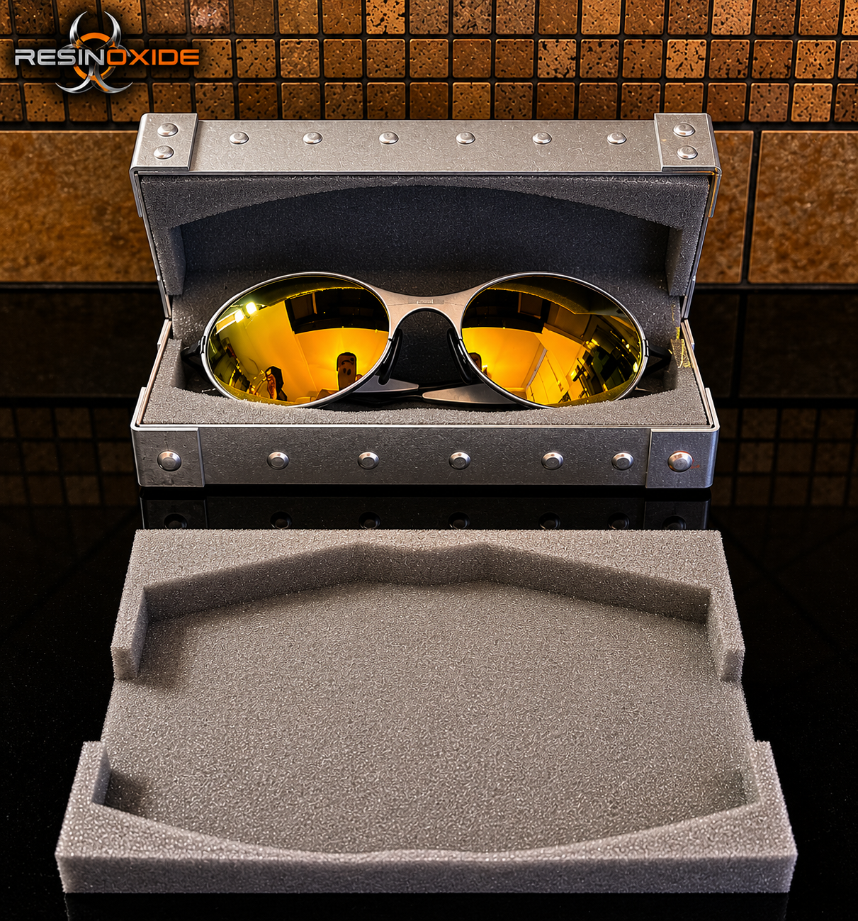 Replacement Foam Insert for Small Oakley Vault Case - Precision Laser Cut