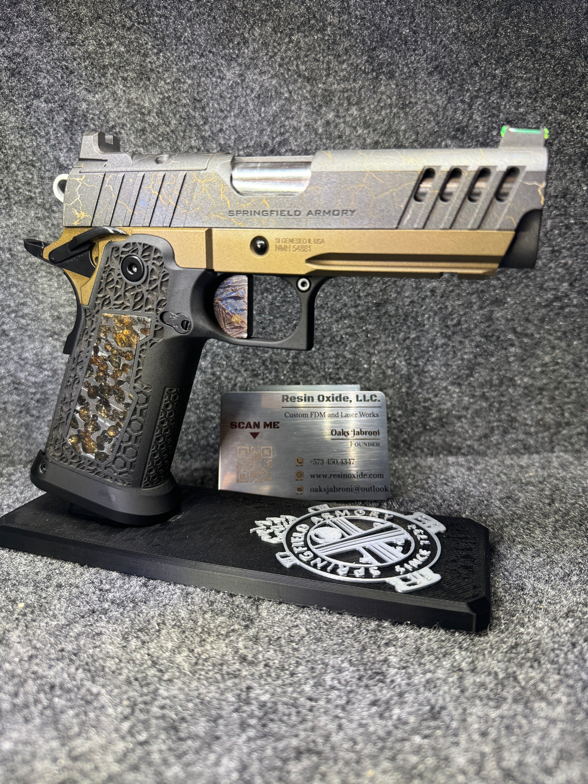 Custom Firearm Cerakote, Laser Enhancements & Deep Engraving Services