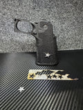 Share Muonionalusta Meteorite Star Grip Insert for Staccato 2011 Acid Etched - Widmanstätten pattern