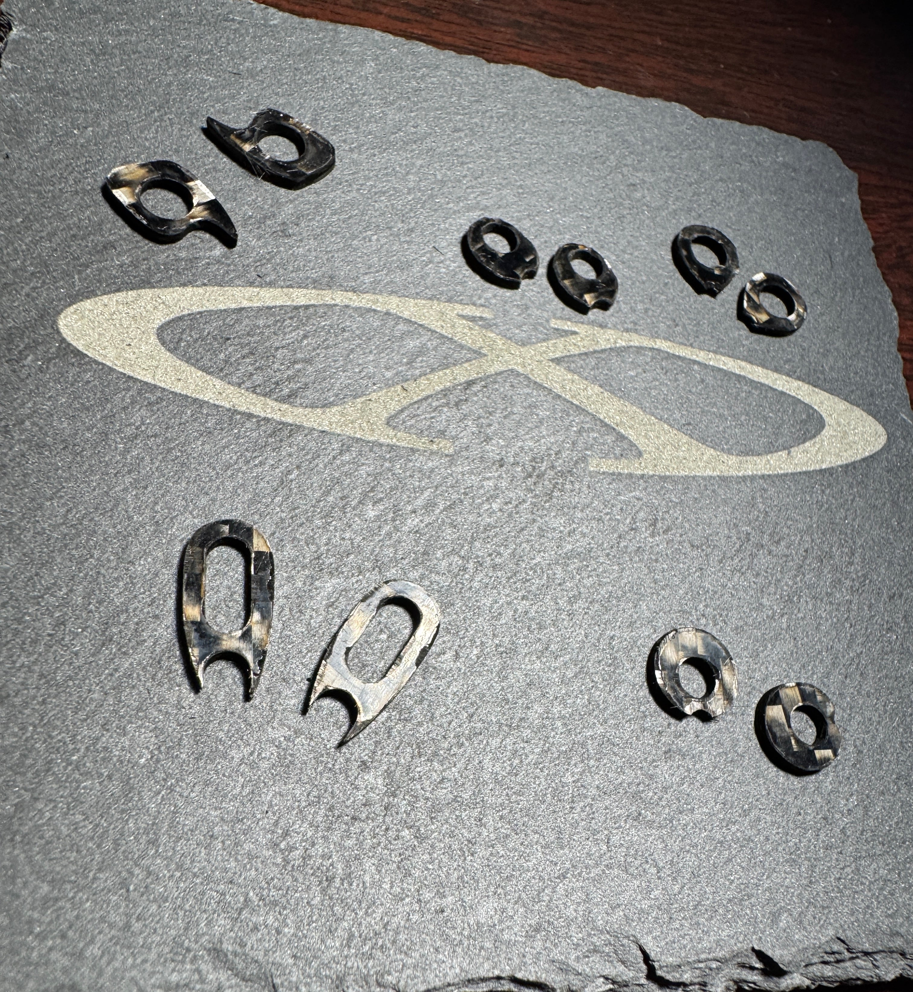 Carbon Fiber Replacement Orbital Gaskets for Oakley X Metals