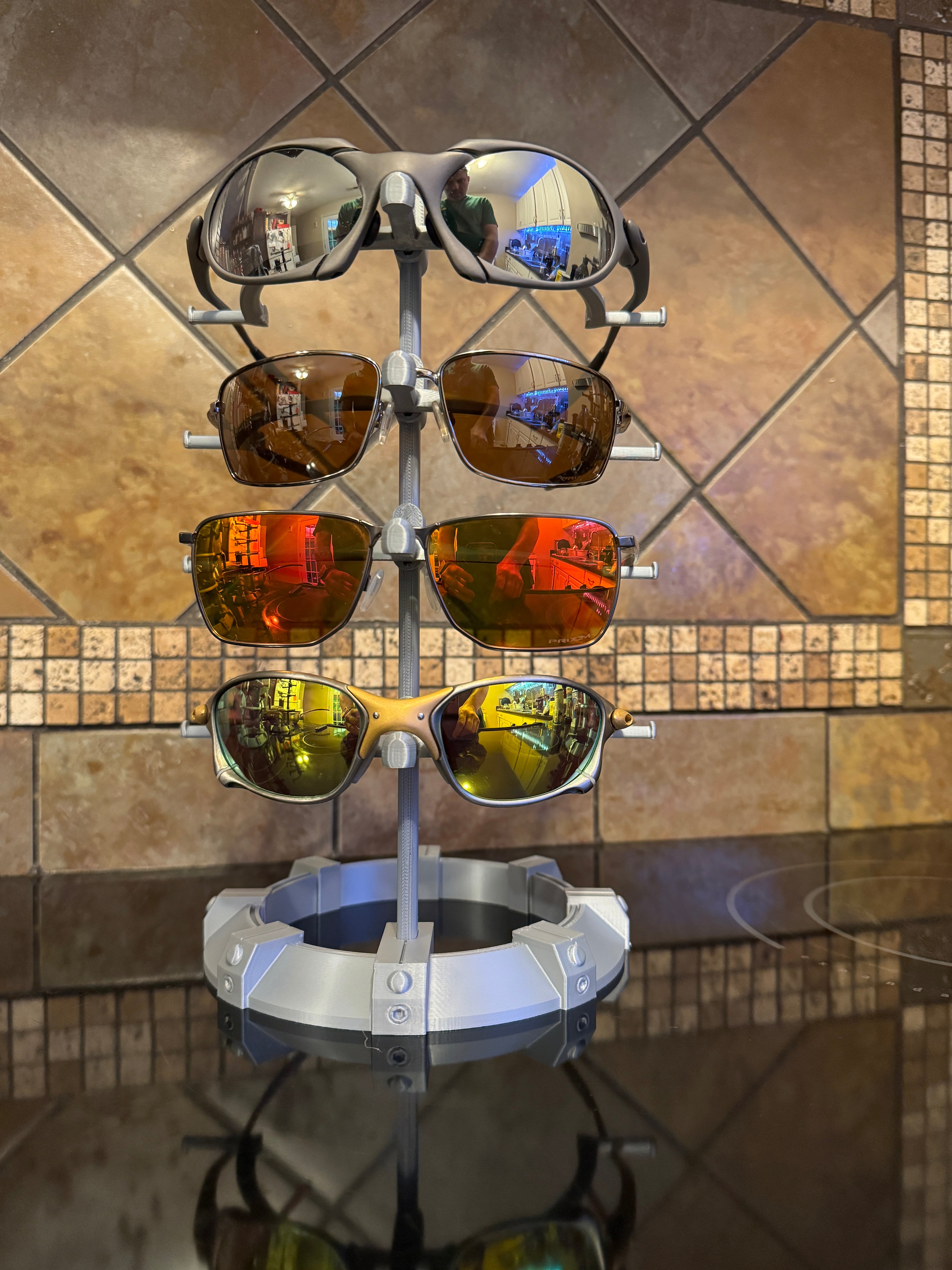 Industrial Sunglasses Holder Display Stand