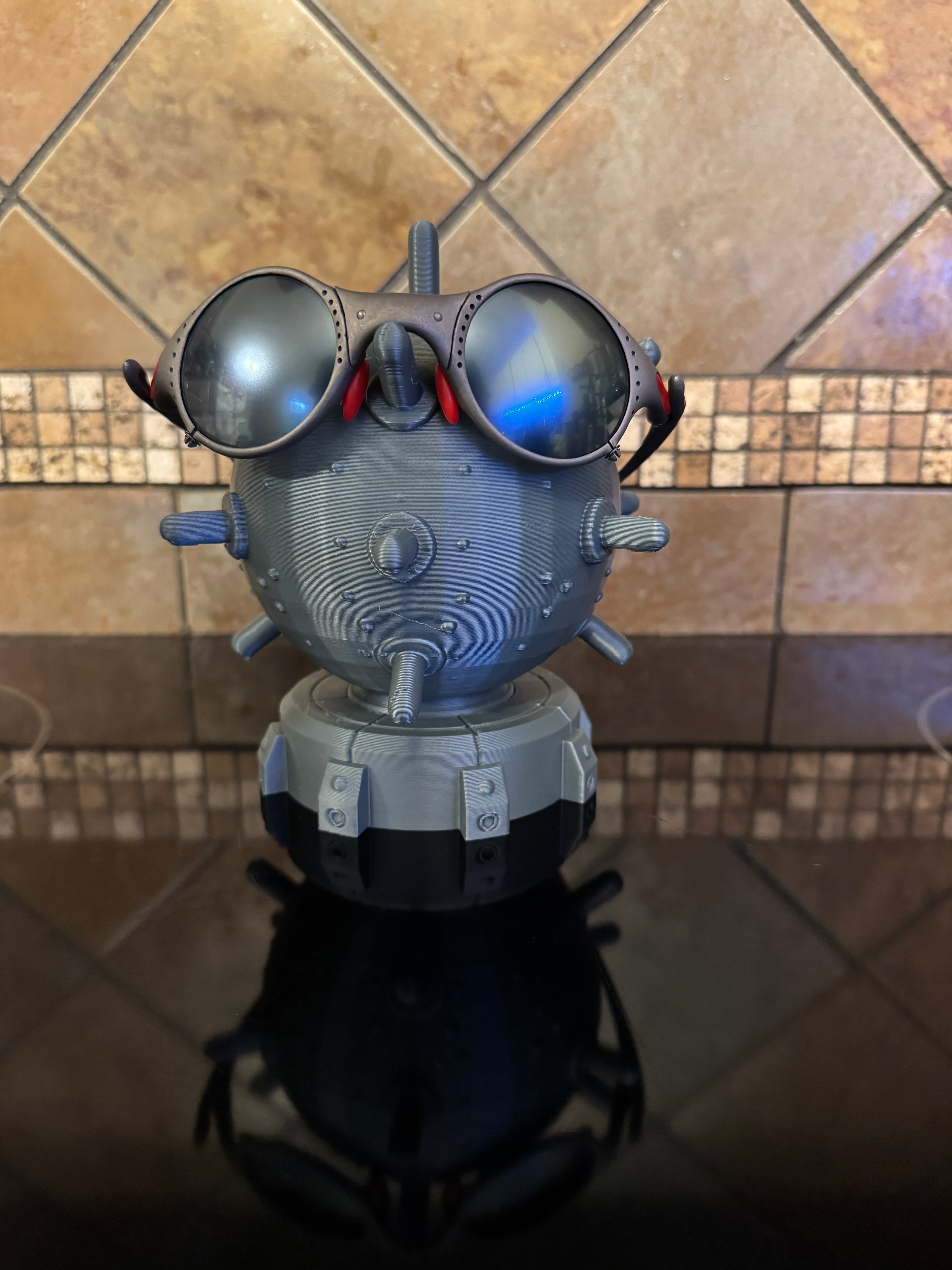 Sea Mine “Detonator” Sunglasses Holder / Display Stand For Oakley, Ray Ban, Costa, X Metal