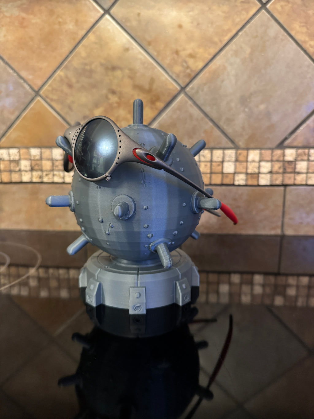 Sea Mine “Detonator” Sunglasses Holder / Display Stand For Oakley, Ray Ban, Costa, X Metal