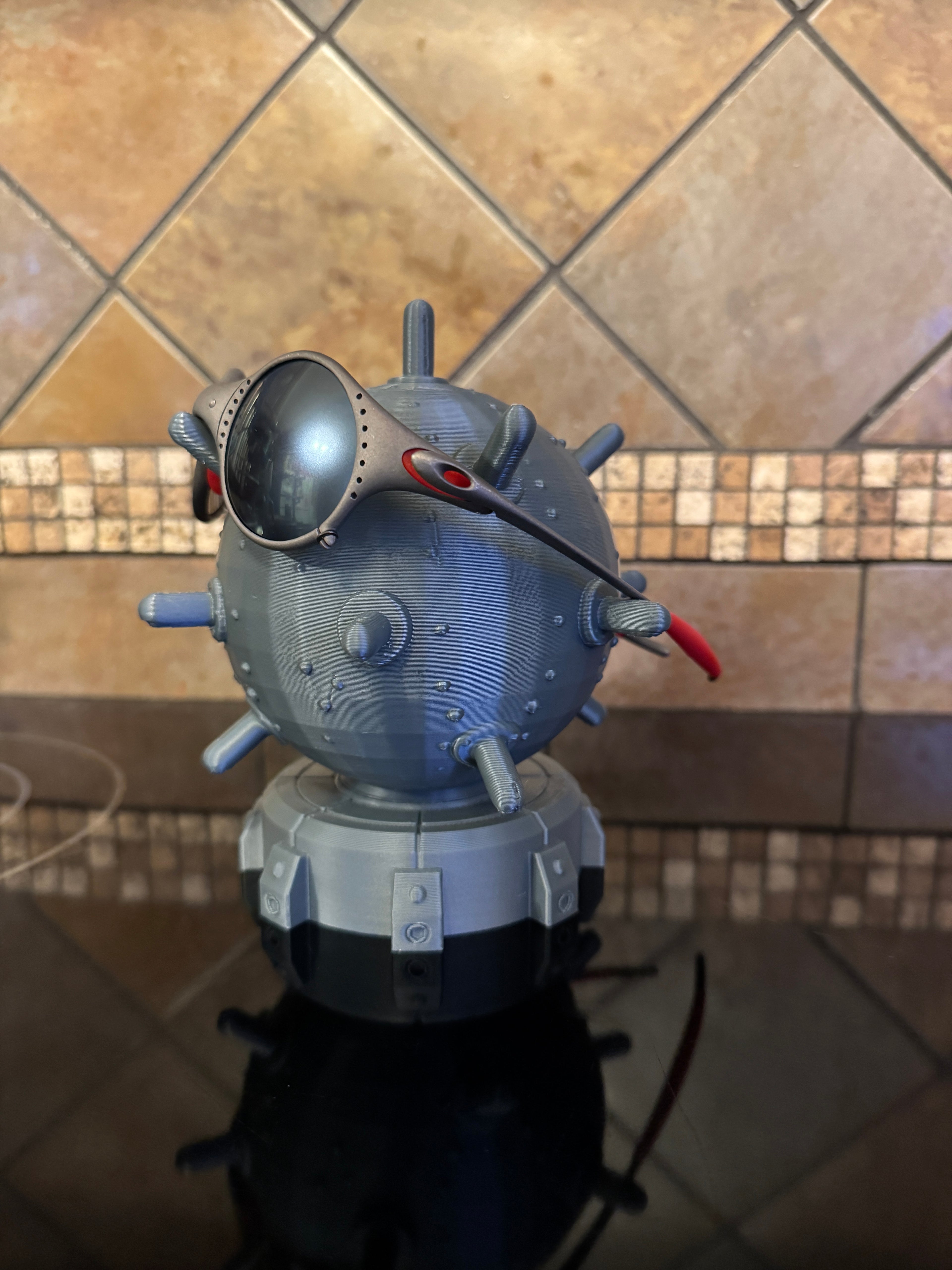 Sea Mine “Detonator” Sunglasses Holder / Display Stand For Oakley, Ray Ban, Costa, X Metal