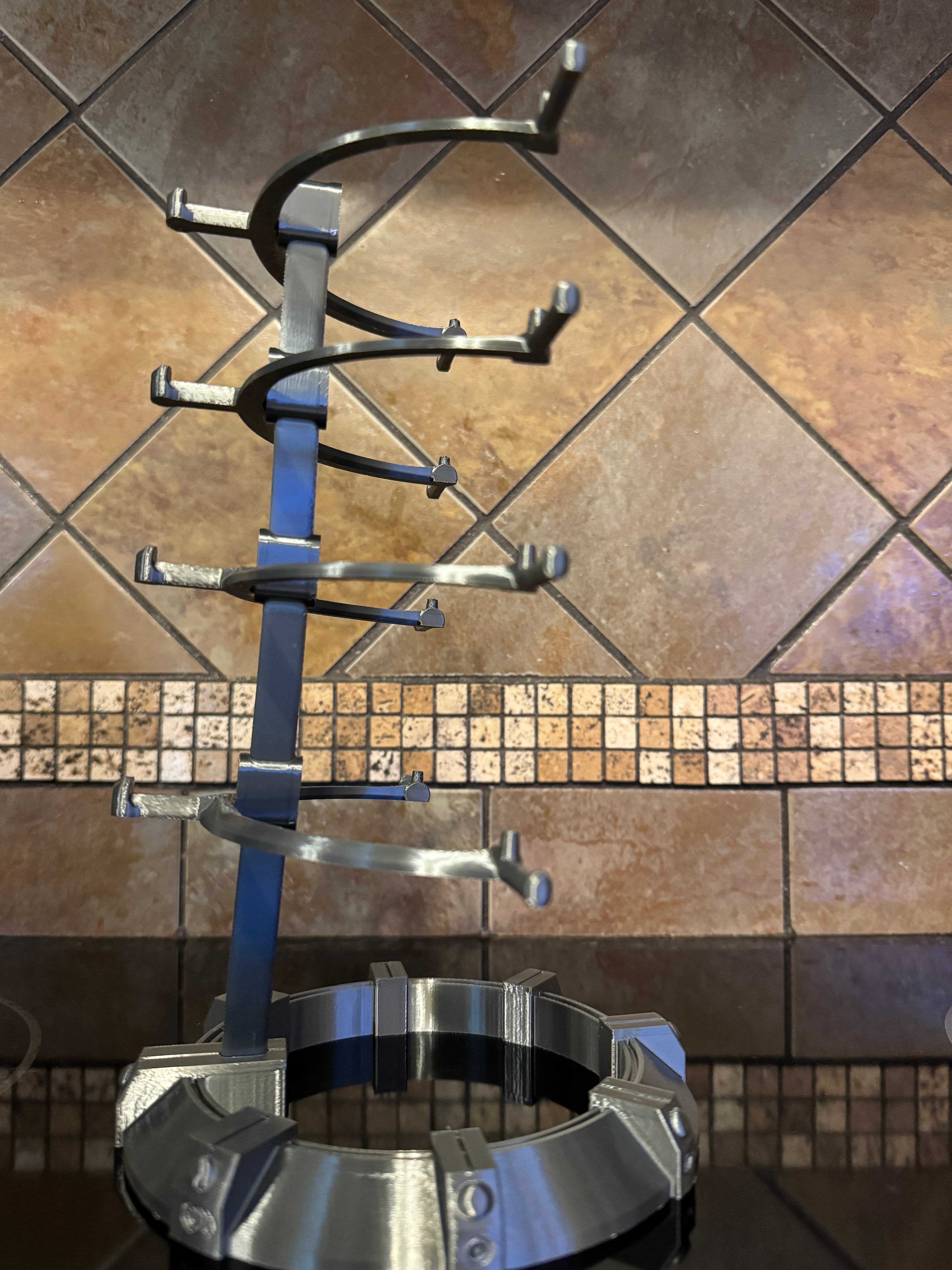 Industrial Sunglasses Holder Display Stand For Oakley, Ray Ban, Costa, X Metal
