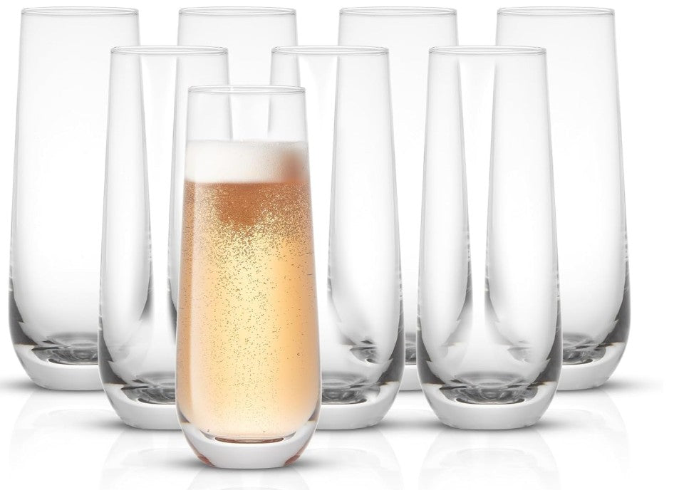 Custom Engraved Wedding Champagne Flutes – Set of 2 Toasting Glasses Gift His & Hers